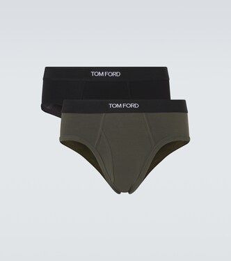 Set of 2 cotton-blend briefs | Tom Ford