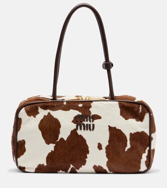 Beau Medium calf hair shoulder bag | Miu Miu