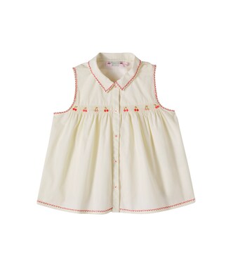 Lexi embroidered cotton blouse | Bonpoint