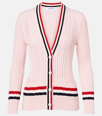 Cable-knit cotton cardigan | Thom Browne