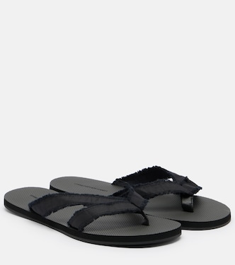 Freya satin thong sandals | Christopher Esber