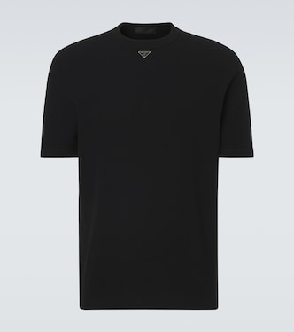 Logo cotton T-shirt | Prada