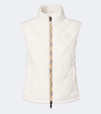 Burberry Check quilted vest | Burberry