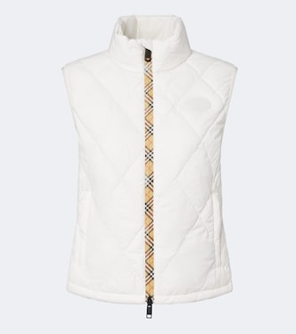Burberry Check quilted vest | Burberry