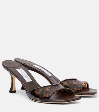 Skye leopard-print TPU mules | Jimmy Choo