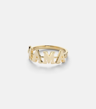 Mama 9kt gold ring with diamonds | Yvonne Léon