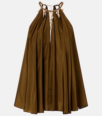 Mahon embellished silk top | Zimmermann