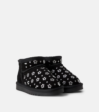 Studded suede boots | Monnalisa