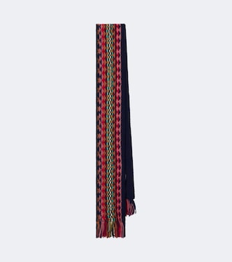 Wool jacquard scarf | Dries Van Noten