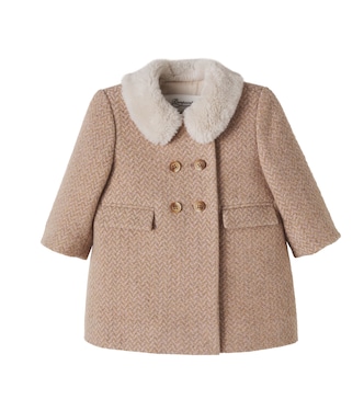 Baby Moka wool-blend coat | Bonpoint