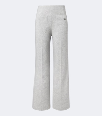 Wool and cashmere wide-leg pants | Victoria Beckham