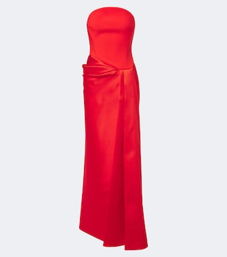 Seri crêpe corset gown | Solace London