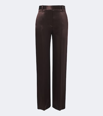Silk satin wide-leg pants | Tom Ford