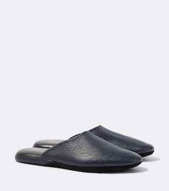 Slippers de piel | Charvet