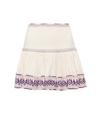 Minifalda Tyruss de algodón bordada | Marant Etoile