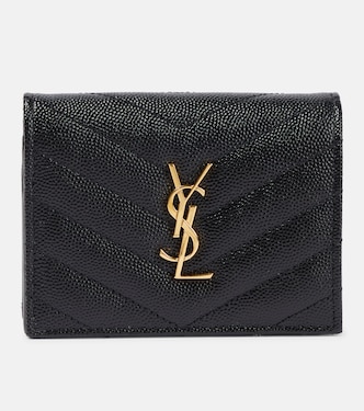 Cassandre leather flap card case | Saint Laurent