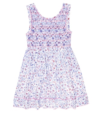 Amelie embroidered floral cotton dress | Poupette St Barth Kids
