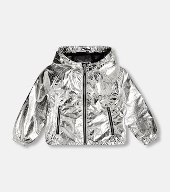 Logo metallic jacket | Givenchy Kids