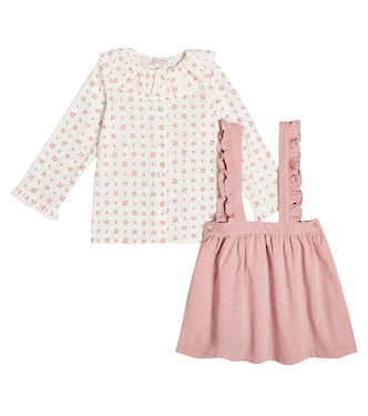 Agata cotton-blend shirt and skirt | La Coqueta