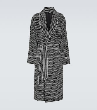 Albornoz de seda estampada | Dolce&Gabbana