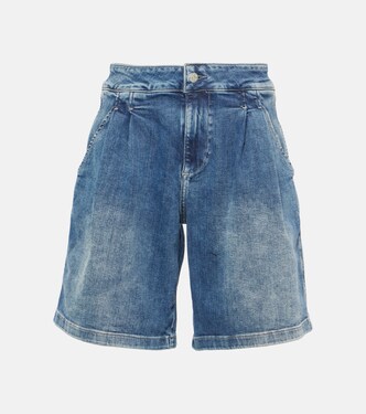 High-rise denim shorts | AG Jeans