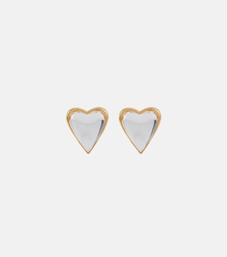 Le Cœur Bombe heart-shaped earrings | Alaïa