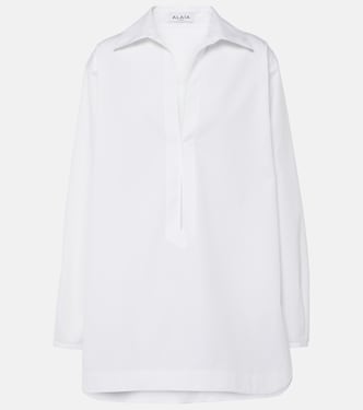 Cotton poplin minidress | Alaïa