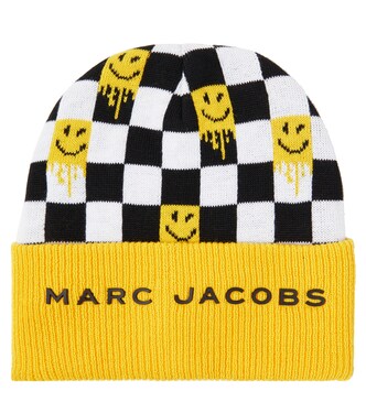 Checked intarsia beanie | Marc Jacobs Kids
