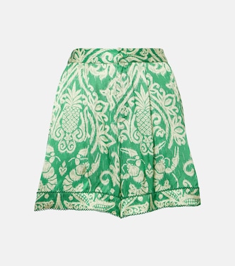 Lulu printed shorts | Poupette St Barth