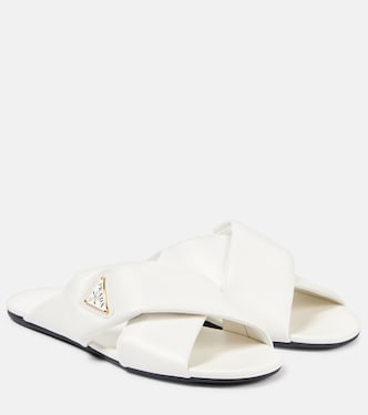 Leather sandals | Prada