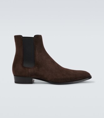 Wyatt suede Chelsea boots | Saint Laurent