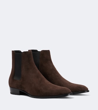 Wyatt suede Chelsea boots | Saint Laurent