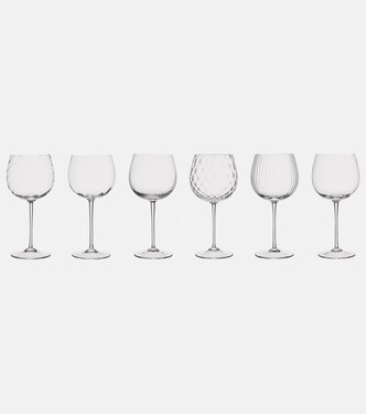 Tolomeo set of 6 red wine glasses | NasonMoretti