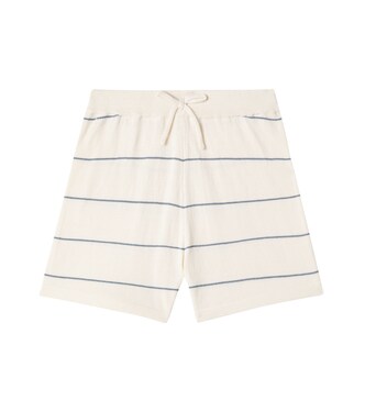 Chandler striped cotton-blend shorts | Rylee + Cru
