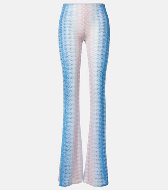 Semi-sheer flared pants | Missoni