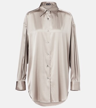 Silk-blend satin shirt | Tom Ford