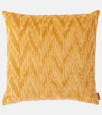 Fossile Chevron velvet down cushion | Missoni
