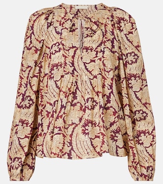 Brea printed cotton-blend blouse | Ulla Johnson