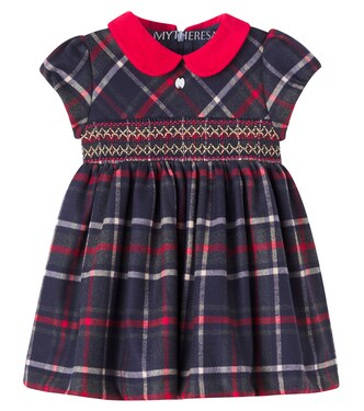 Baby plaid smocked dress | Patachou