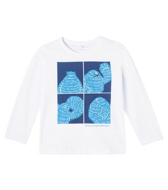 Printed cotton jersey T-shirt | Stella McCartney Kids