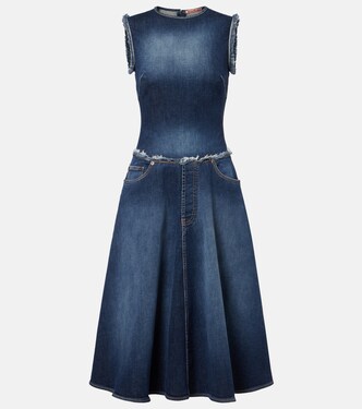 Robe midi Duffena en jean | Acne Studios