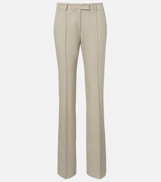 Low-rise wool straight pants | The Attico