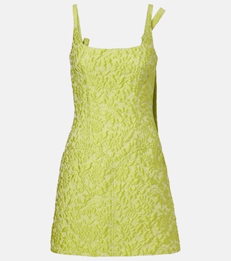 Eliezer floral cloqué minidress | Emilia Wickstead