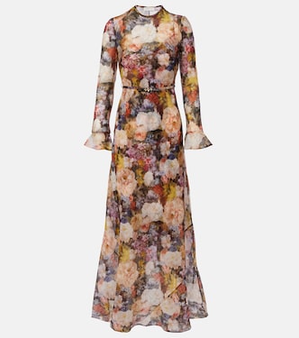 Robe longue Alchemy à fleurs | Zimmermann