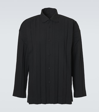 Edge Ensemble pleated shirt | Homme Plissé Issey Miyake
