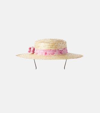 x Nicky Hilton Portia boater hat | La Coqueta