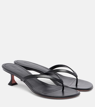 Juliette leather thong sandals | Amina Muaddi