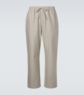 Rocha cotton twill wide-leg pants | Frescobol Carioca