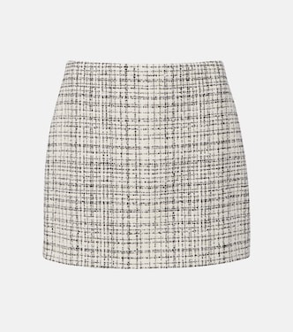 Cotton-blend tweed miniskirt | Valentino