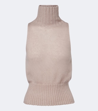 Cashmere and silk-blend high-neck vest  | Tom Ford